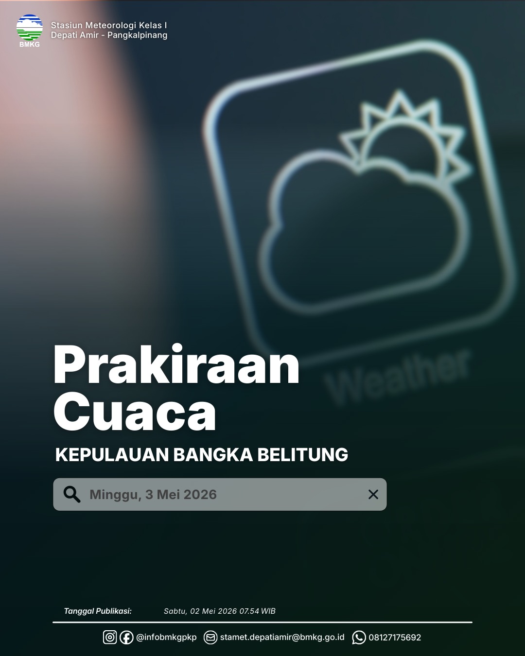 Prakiraan Cuaca dan Prakiraan Cuaca Lokasi Wisata 
